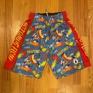 FLOW SOCIETY “Hot Dawg Flow” Lacrosse Shorts YTH M Medium